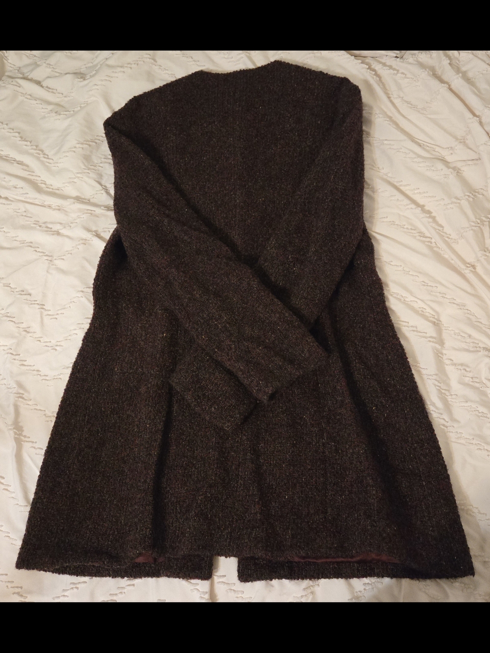 Jones New York Textured Wool-Blend Coat - Picture 2 of 8